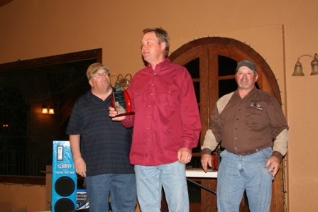 Rich Acker Accepting for Scott Bolin's Dog Cholie